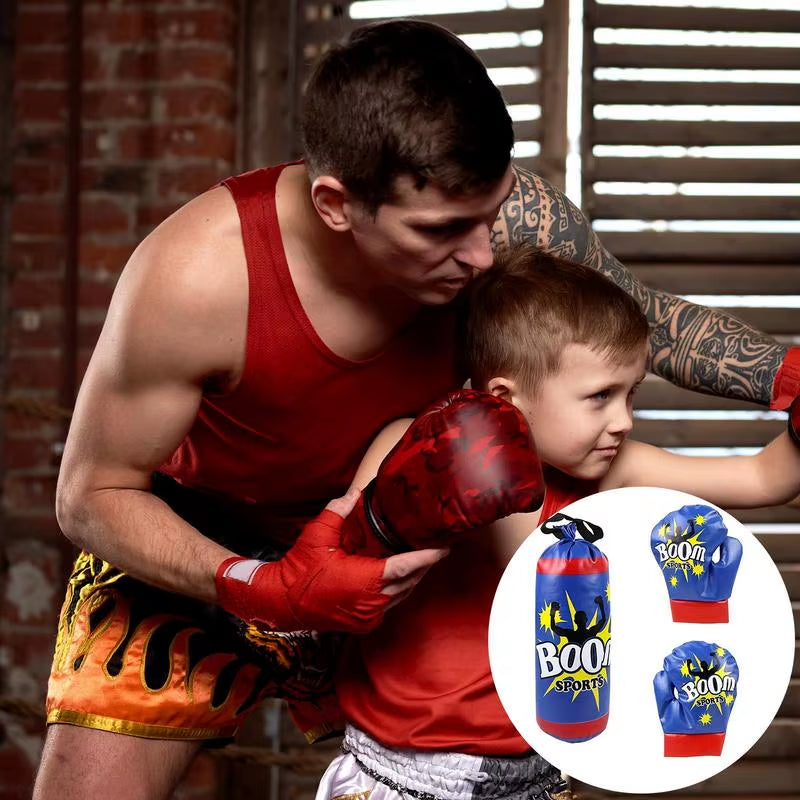 Boxing Bag for Kids Professional Kid Boxing Set with Gloves Sandbag Boxing Training Equipment for Kids Teens Practice Punching